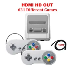 HDMI / AV Out MINI Retro Classic handheld game player Family TV video game console Childhood Built-in 620 / 621 8 bit Games