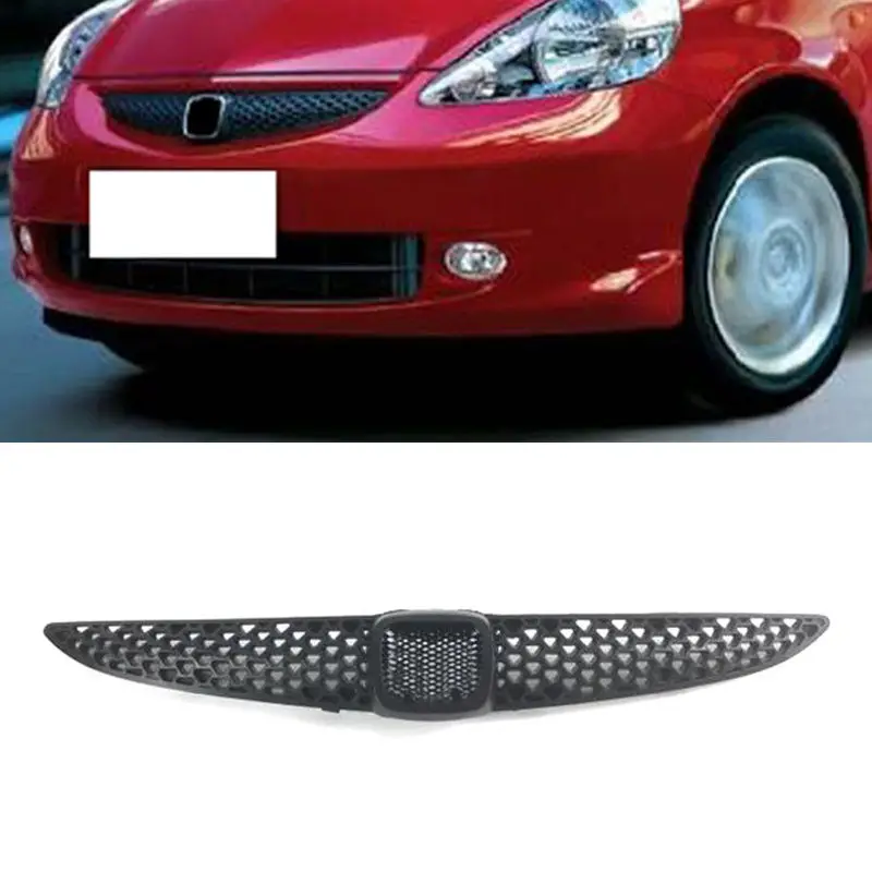Black Front Hood Grille Retrofit for Honda Fit Jazz hatchback SPORT