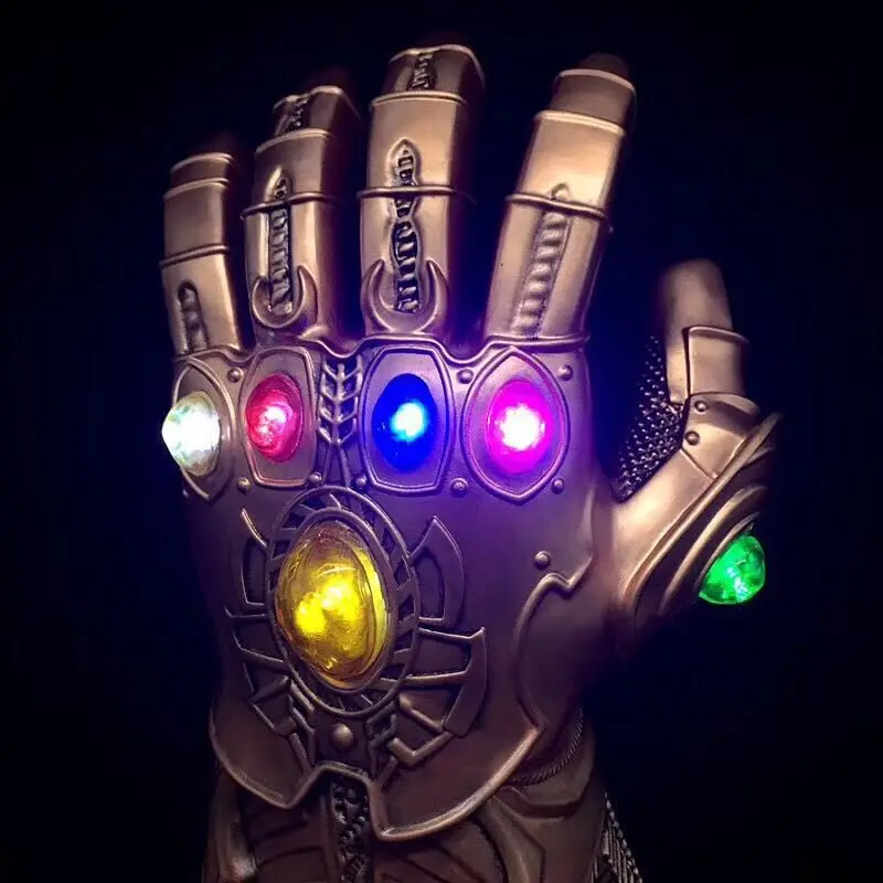 1:1 Marvel Мстители война бесконечности перчатка со светодиодной подсветкой |