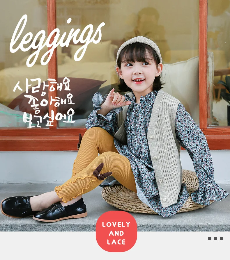 Bonito da Criança da Criança do Bebê de Malha Calças de Algodão do Inverno do Bebê Criança Meninas Tornozelo Comprimento Footless Collants Plissado Moda Nono - 2 Comprimento Footless Collants Plissado Bonito Da Criança