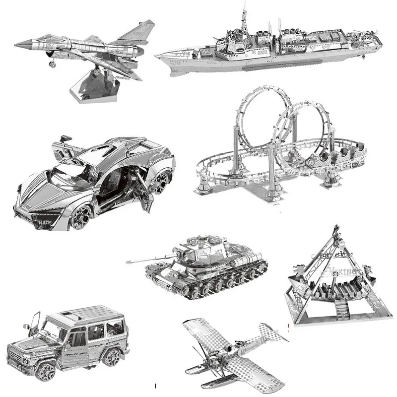 Goede PIP GAMES 3D Metalen Model Building Set Militaire Cars Tank Vliegtuigen 3D Metalen Puzzel Volwassenen DIY Onderwijs speelgoed Speelgoed PGM037