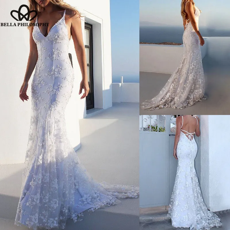 

Heydress Lace Backless Deep V Neck Floor Dress Sleeveless Evening Party Long Dress Pure Elegant Ladies Dress Vestidos 2019new