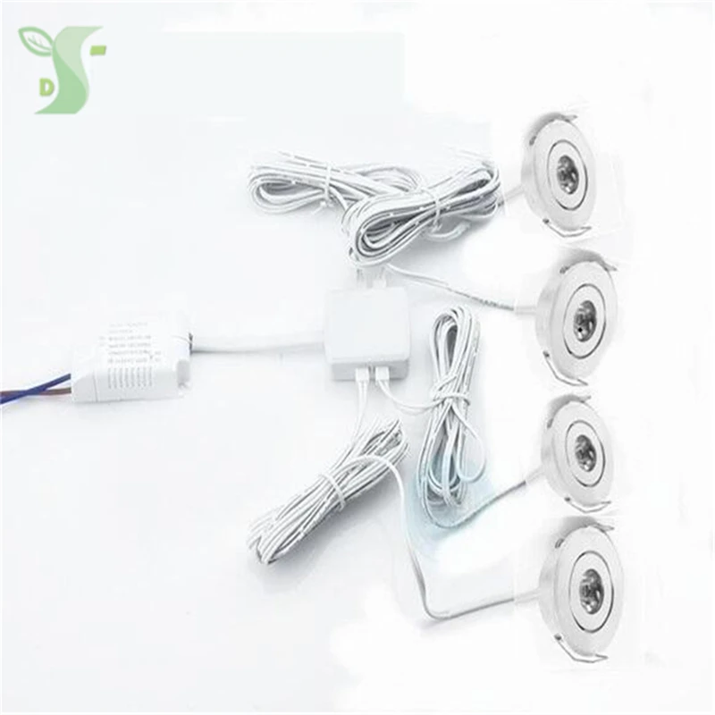 

110V 220V LED Mini ceiling LED spot light lamp dimmable 1W mini LED downlight Including 1pcs drive with 6pcs light