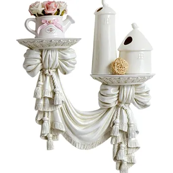

42cm Wall Shelf Wall Decoration 3D Wall Hanging Flower Plate Shelves Home Decoration Living Room Wall Storage Holder R1446