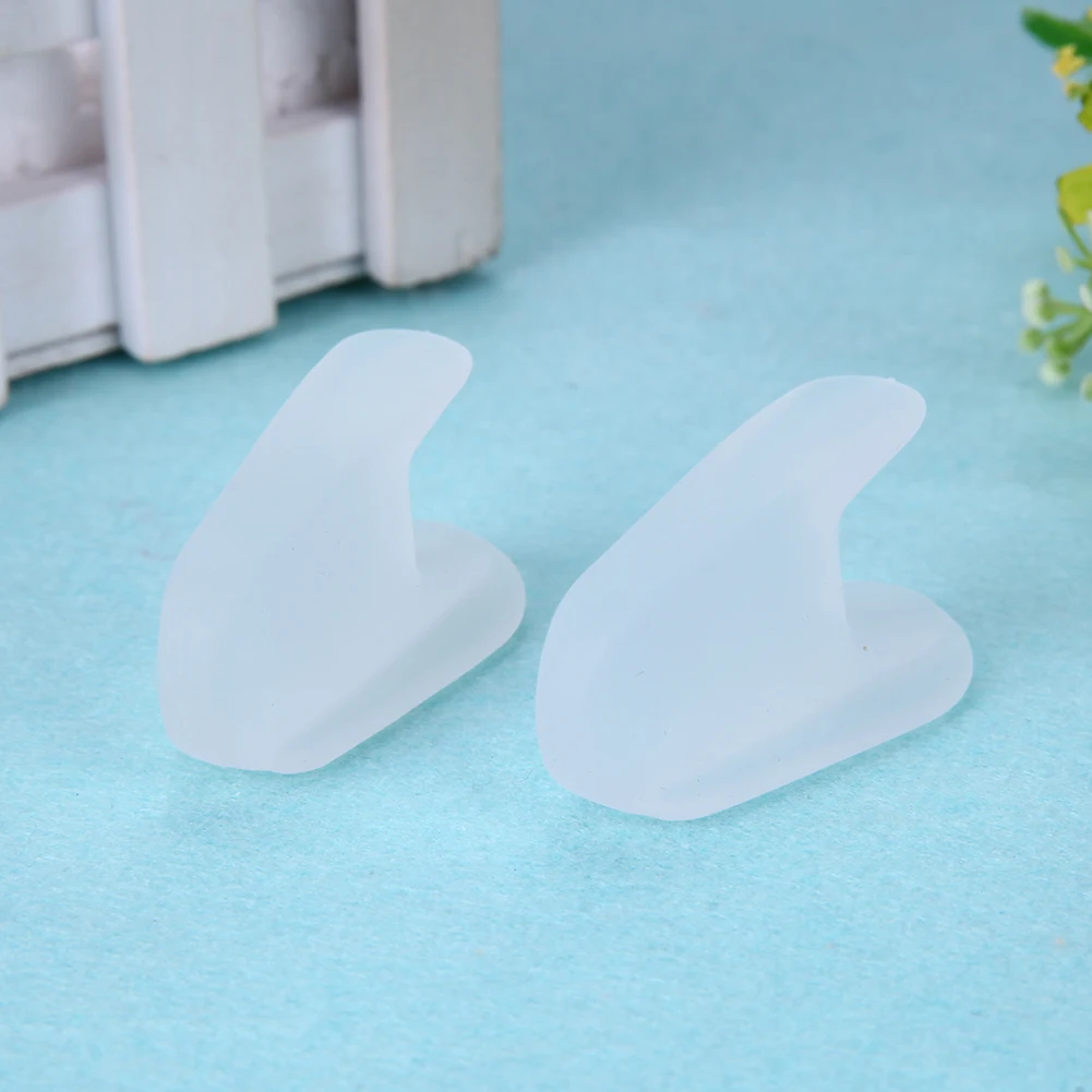 1 Pair Silicone Bone Thumb Orthotics Corrector Hallux Valgus Toe Separator Feet Care Thumb Orthotics Foot Care Tools 2017 S/L