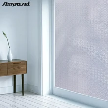 Наивысшее качество 200*45 см статический Стекло окна 2D Плёнки конфиденциальности Декоративные самоклеющиеся Стекло окна Плёнки Стикеры Офис-футов