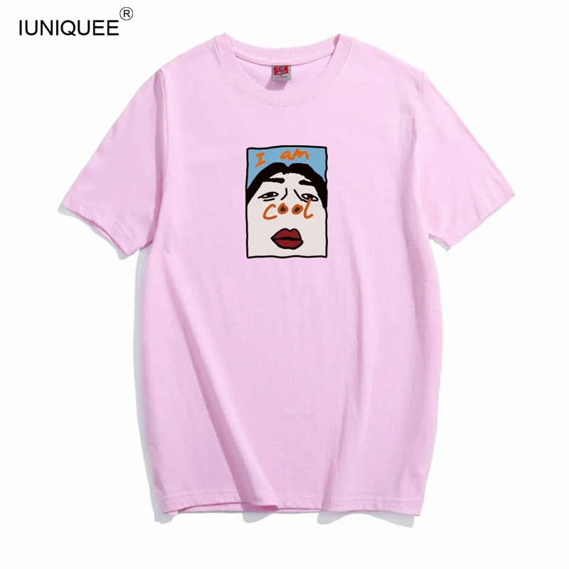 Пародия Harajuku белая женская футболка T летняя новинка футболка Femme Life is Boring буквенный принт Женская футболка - Цвет: cool pink