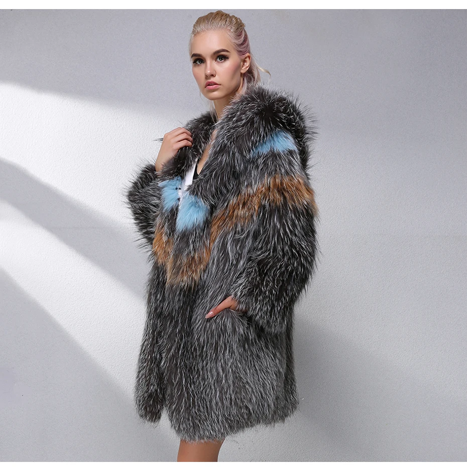 JEPLUDA Luxury Hot Sale Natural Real Fox Fur Coat Women Clothes Latest Fashion Color Real Fur Coat Winter Leather Jacket Women