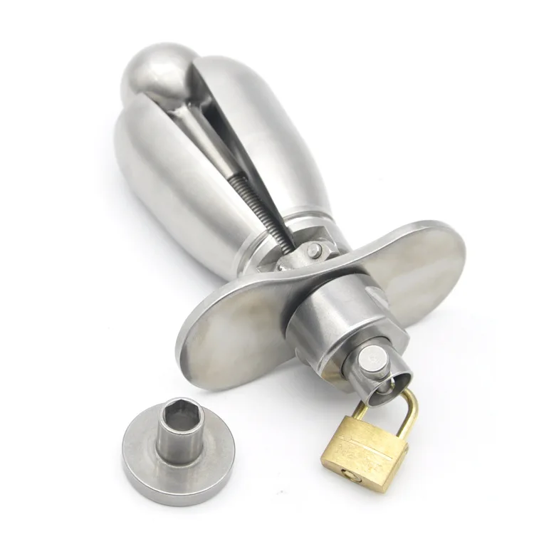 Stainless steel Metal Openable BIG Anal Plugs TOYS buttplug Heavy Anus Beads Lock with Handles Anal Sex Toy Adult Game Stainless steel Metal Openable BIG Anal Plugs TOYS buttplug Heavy Anus Beads Lock with Handles Anal Sex Toy Adult Game