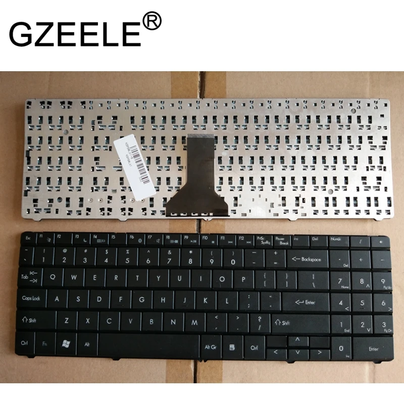 

GZEELE New US keyboard for Packard Bell EasyNote ML61 ML65 Black English Layout Replacement Laptop Keyboard black