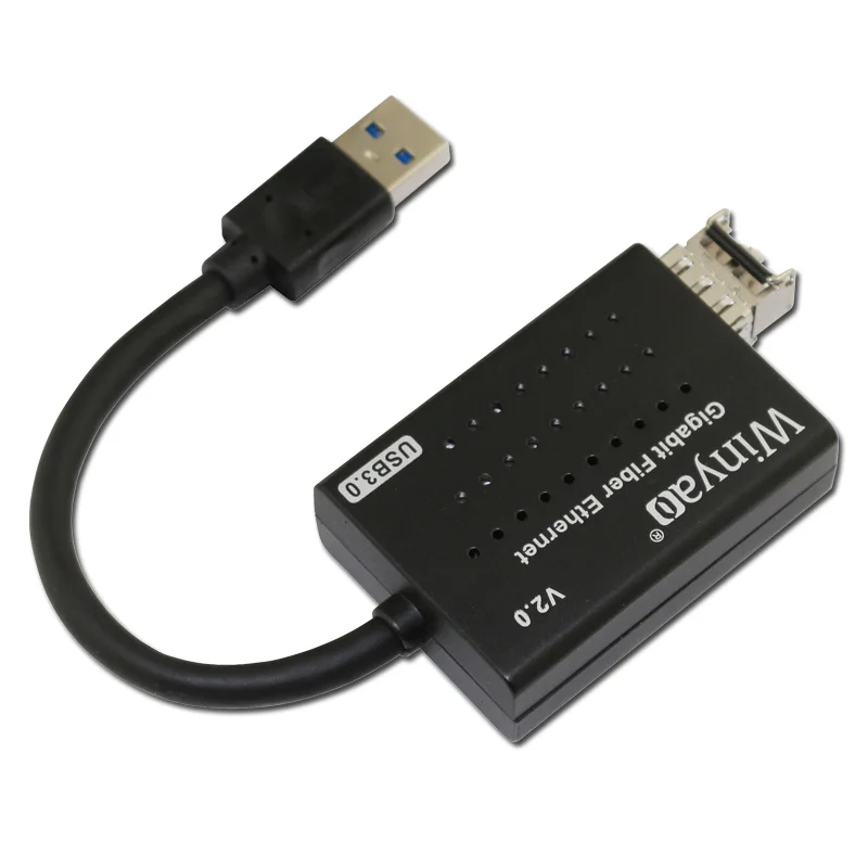 Winyao USB1000F SX USB 550 Gigabit Fiber Ethernet сетевой адаптер нм многорежимный оптический модуль