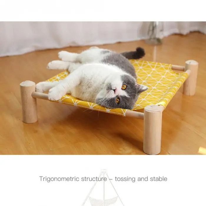 Экономичный гамак для кошек четыре угла дышащие съемные моющиеся Домашние животные Висячие кровати ds99