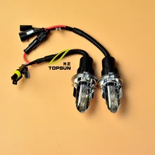 H4 Hi/Lo луч 3000k Золотой светильник Bi-Xenon HID Bi Xenon сменный светильник с лучом дальнего и ближнего света 2 шт 35 Вт 12 В