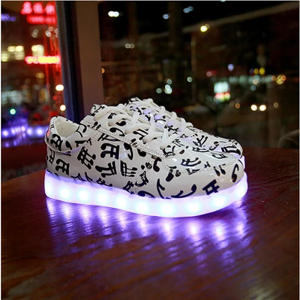 Couleurs Lumineux Chaussures Hommes 6 Unisexe Led 7 Up 8 3 5 De Light Mode Adultes 4 Casual Pour 1 2 qUSMGzVp