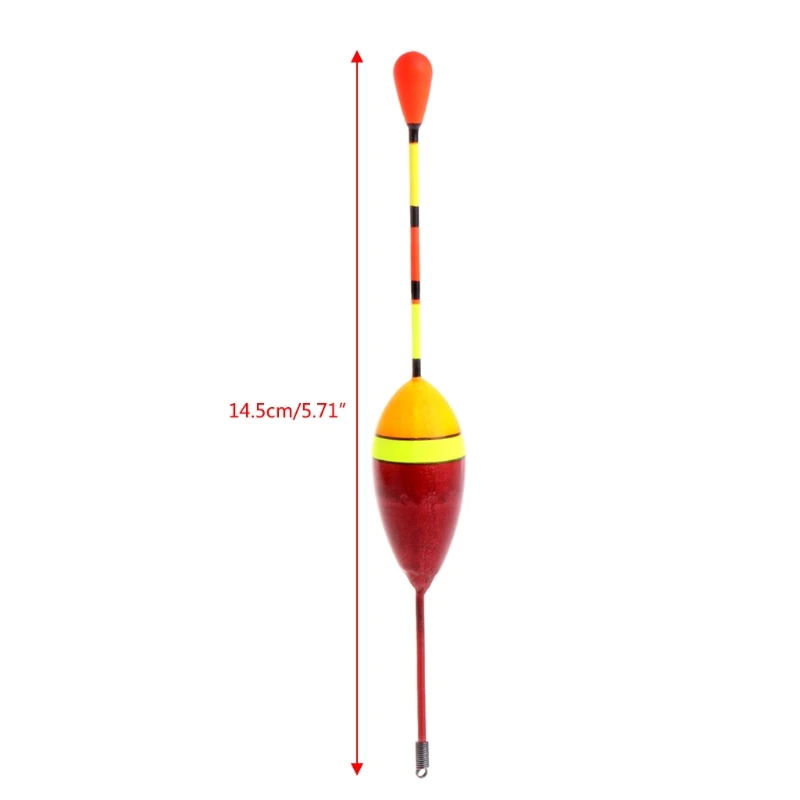 

10pcs Carp Fishing Floats Set Buoy Bobber Stick For Fish Tackle Vertical 2# 4.5g