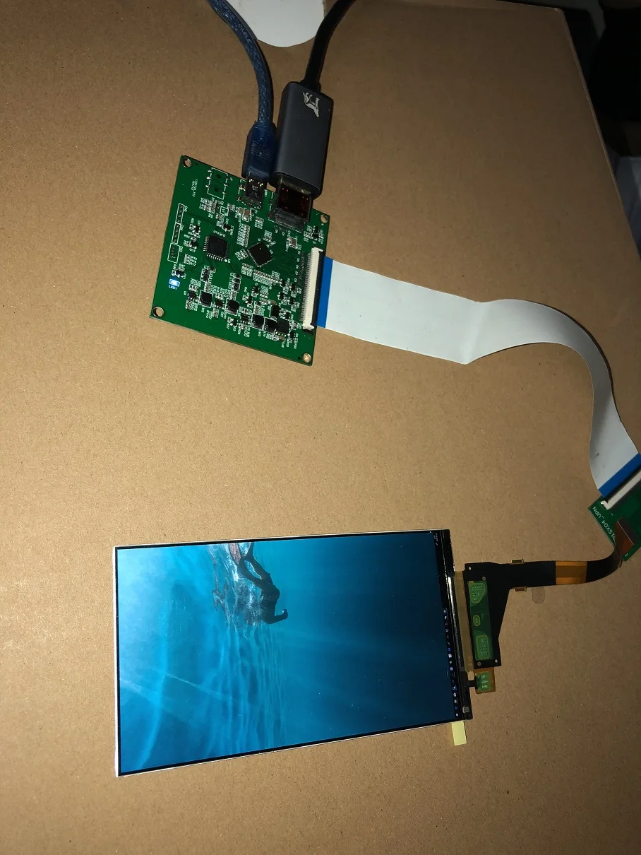 ЖК-принтер 2560x1440 ЖК-экран 5 дюйма 2K HDMI SLA монитор модуль для УФ отверждения экран
