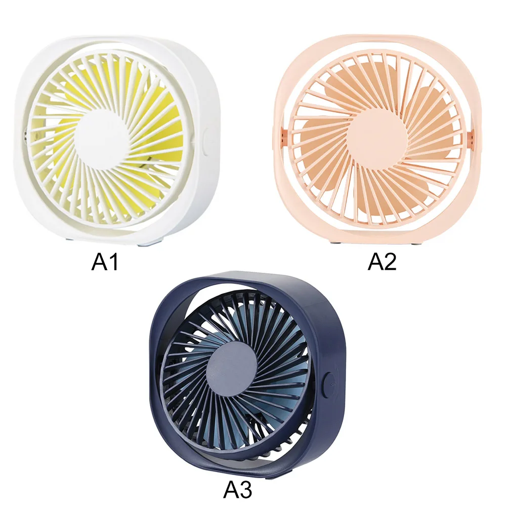 Мини персональный настольный usb-вентилятор, 3 скорости портативный Настольный вентилятор охлаждения, работающий от USB, сильный ветер, тихая работа, для дома