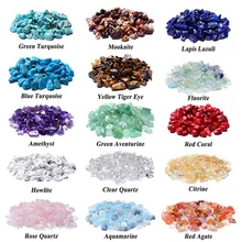 Натуральные чипсы нерегулярные 15 цветов Ассорти в коробке набор свободные бусины 7~ 8 мм кристалл энергии камень Исцеление силы(пластиковая коробка в комплекте