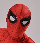 Новинка года; потрясающий костюм Человека-паука; костюм Человека-паука для выпускного вечера; костюм Человека-паука; костюмы на Хэллоуин для взрослых и детей - Цвет: With Lenses