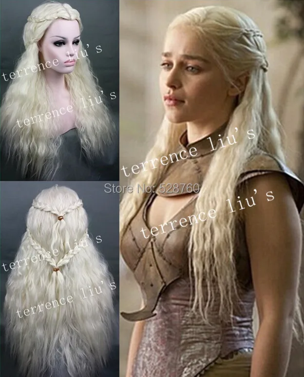 Game Of Thrones Daenerys Targaryen Lange Perucke Braid