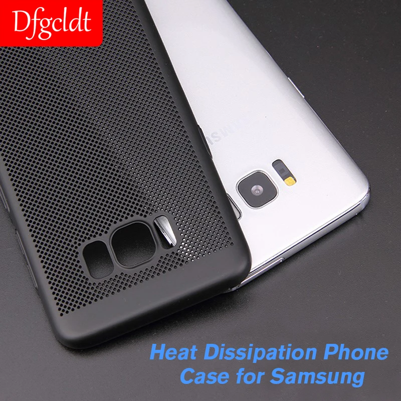 

New Ultra Slim Phone Case for Samsung S7 S6 Edge Plus Hollow Heat Dissipation Hard PC Back Cover for Samsung Note 8 9 S8 S9 Plus