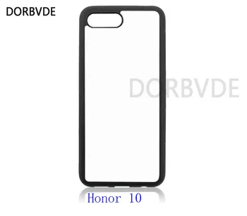 

2D Sublimation Blank TPU+PC rubber Case for Huawei Honor 10 with Aluminum Inserts 100pcs/lot