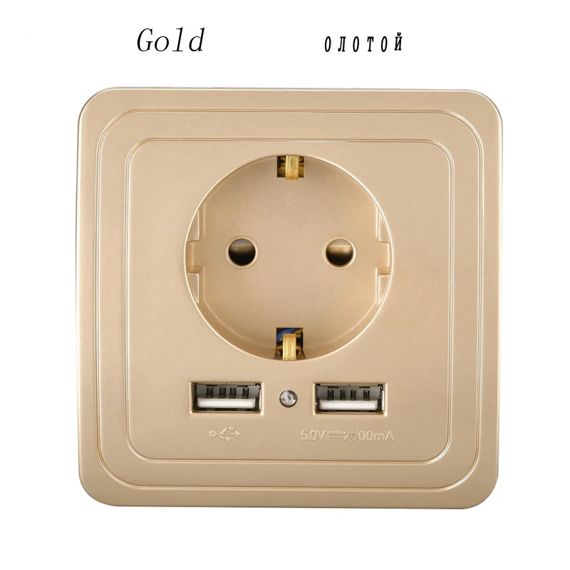 Ollivan-Smart-Home-Best-Dual-USB-Port-Wall-Charger-Adapter-16A-EU-Standard-Electrical-Plug-Socket