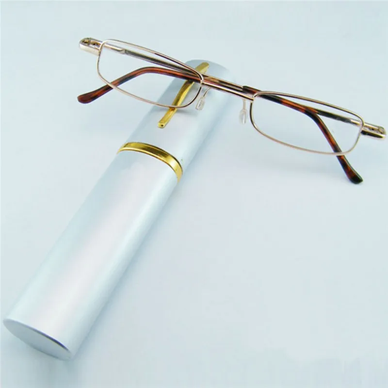 Специальная цена, модные очки для чтения в металлической оправе для женщин и мужчин, линзы из смолы, Золотая оправа, очки для дальнозоркости, цветные коробки, 3,5 очки