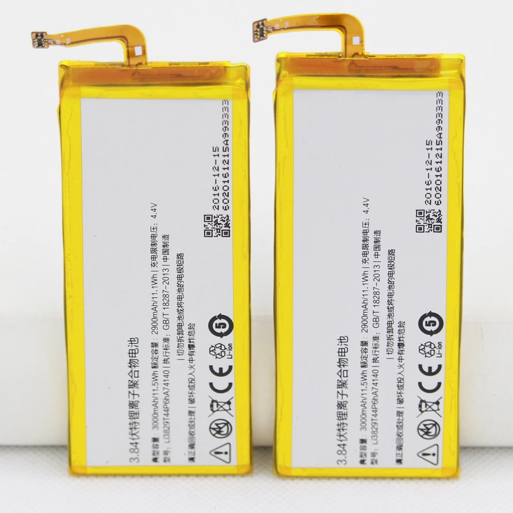 ISUNOO 5 шт./лот 3000 мач Li3829T44P6hA74140 аккумулятор для ZTE Nubia Z9 Mini NX510j NX511J сменные