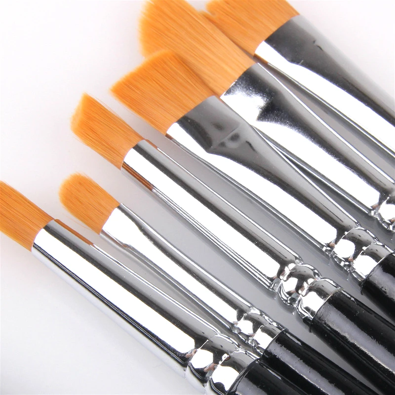 12pcs Oil Painting Brush Nylon Hair Landscape Painting Pen Watercolor