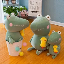 1pc 25/35/45cm Simulation Crocodile Plush Toys Stuffed Soft Animals Plush Cushion Pillow Doll Home Decoration Gift for Baby