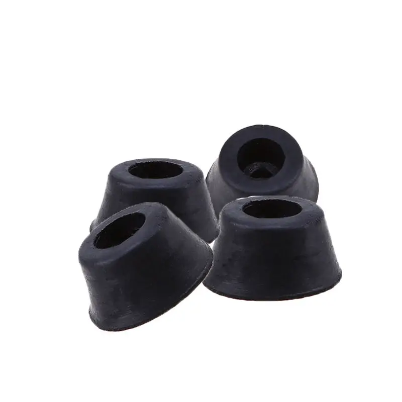 8PCS Non-slip Black Rubber Chair Ferrule Anti Scratch Furniture Feet Leg Floor Protector Caps muebles comedor