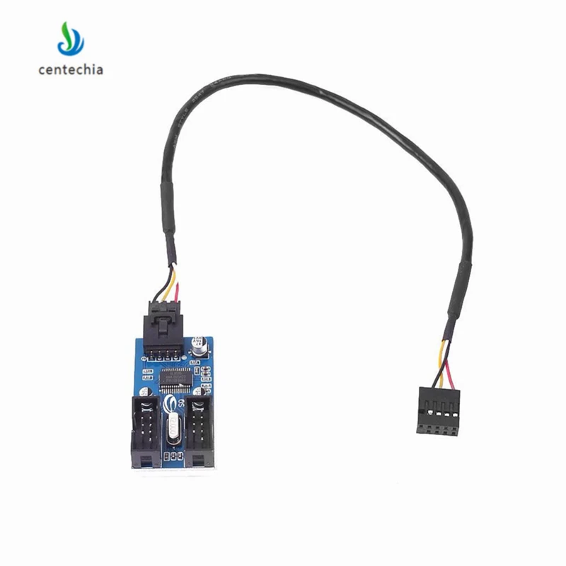 Centechia новая материнская плата USB 9 контактный усилитель разветвитель гаджет от 1