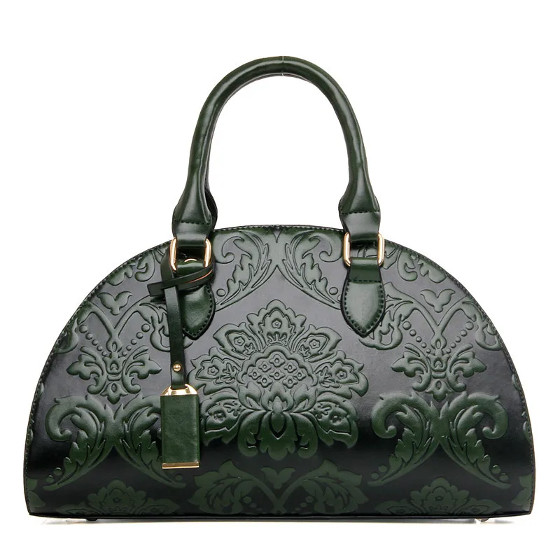Китайский стиль кожаная сумочка женская мода сумки сумка Сумка Цветы Crossbody сумки