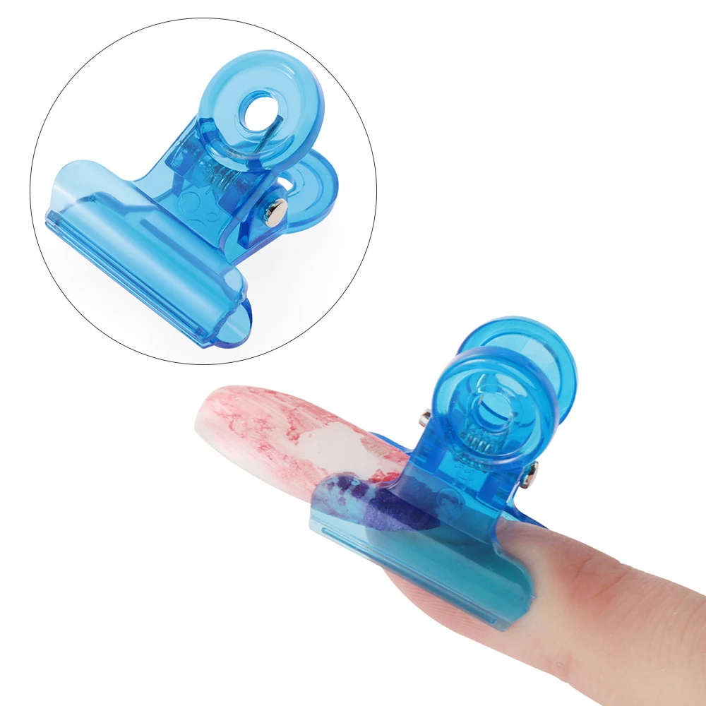 

Random Color! 5Pcs/Set Function DIY Multi Rusian C Curve Nail Pinching Clips Acrylic Nail Art Pinchers Manicure Tools