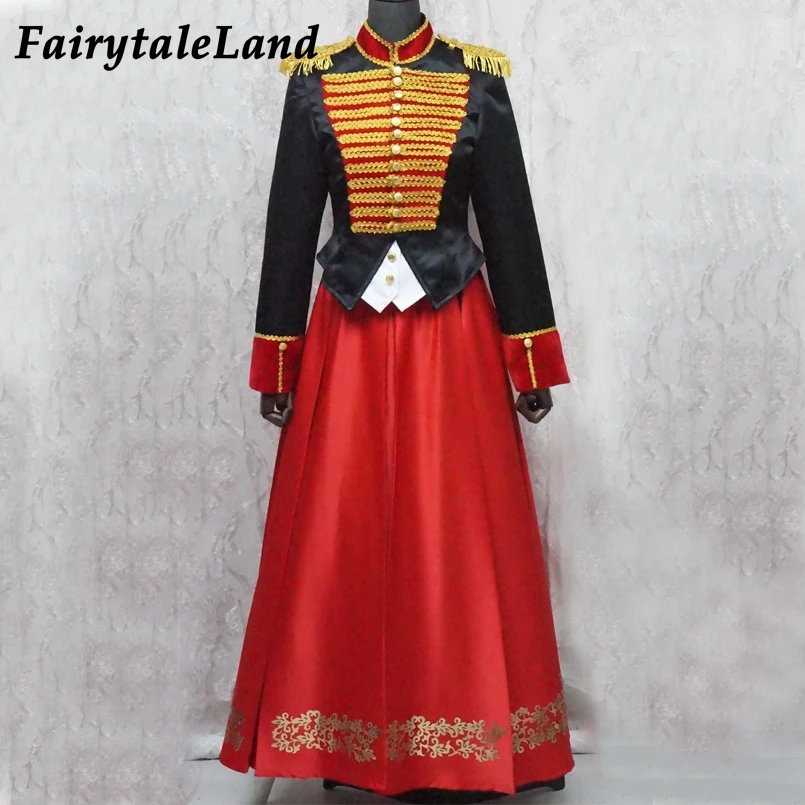 

Movie The Nutcracker and the Four Realms cosplay Clara Costume Uniform suit Custom Made Clara dress Uniform top