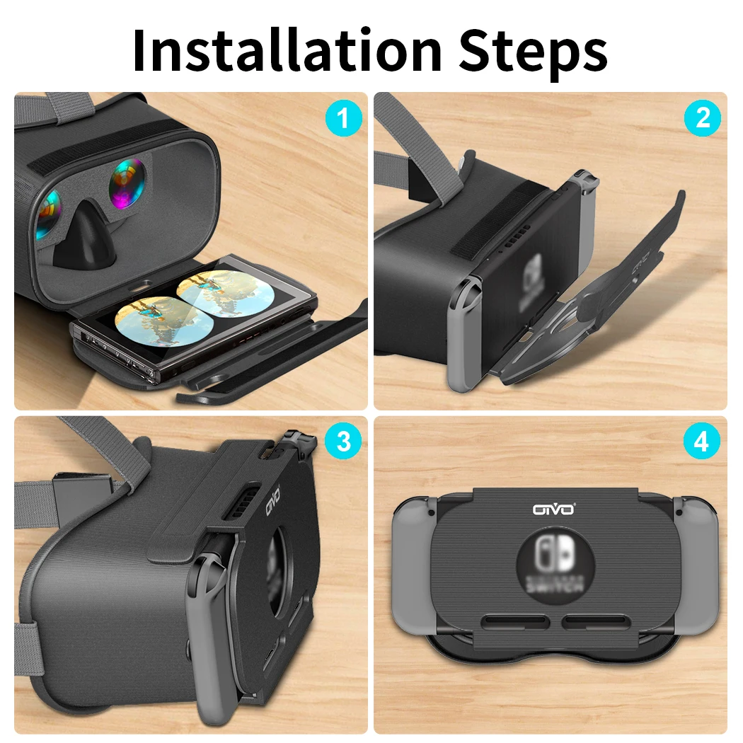 OIVO Switch VR гарнитура для kingd Switch LABO VR очки Виртуальная реальность фильмы переключение игры NS 3D VR очки для игр Odyssey