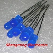 100 шт. F3 3 мм Синий Круглый супер яркий светодиодный свет светодиодный рассеянный