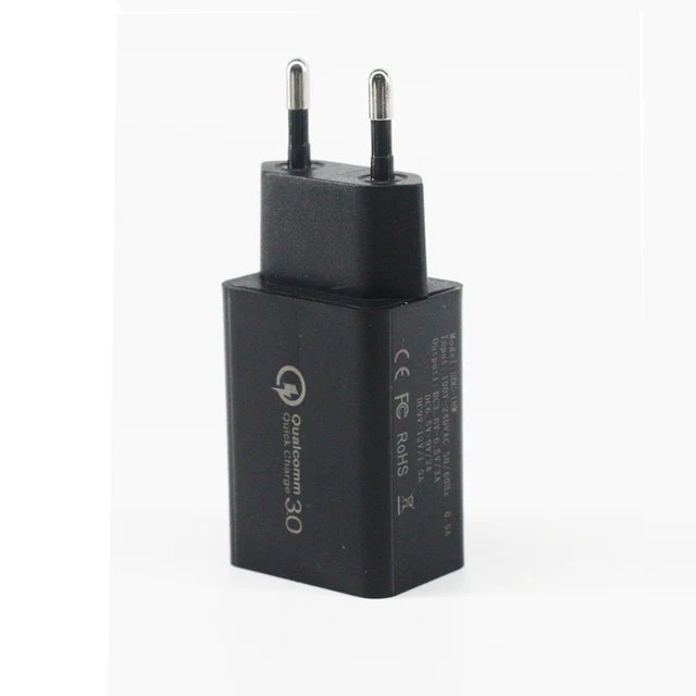 AIXXCO 18W Quick Charge 3.0 Fast Mobile Phone Charger EU Plug Wall One USB Charger Adapter