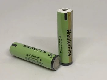 

MasterFire 2pcs/lot Protected 3.7V 3200mAh NCR18650BM 18650 10A Current Power Tool Lithium Battery For Panasonic with PCB