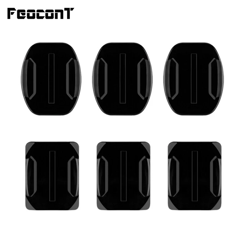 

Flat+Curved Adhesive Mounts with 3M Sticky Tape for Gopro HD Hero6 5 4 Hero3+ Hero3 Hero2 For Xiaomi Yi 4K Sports Camera Acces