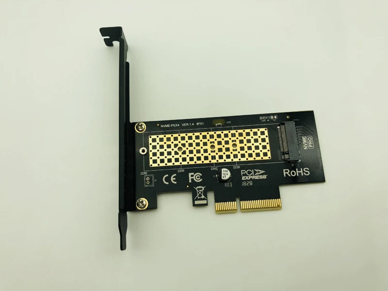 M.2 NVMe SSD NGFF к PCI E X4 адаптер PCIE M2 Raiser M ключ интерфейс карта поддержка Express 3 0x4 2230 2280