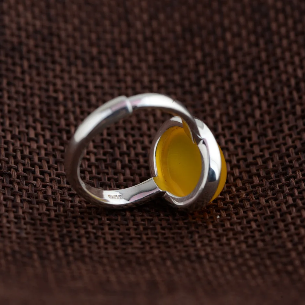 BALMORA, 925 пробы, серебряные, Желтые Кольца для женщин, подарок матери, серебряное Модное Элегантное Ювелирное Украшение, кольцо с изменяемым размером, Anillos