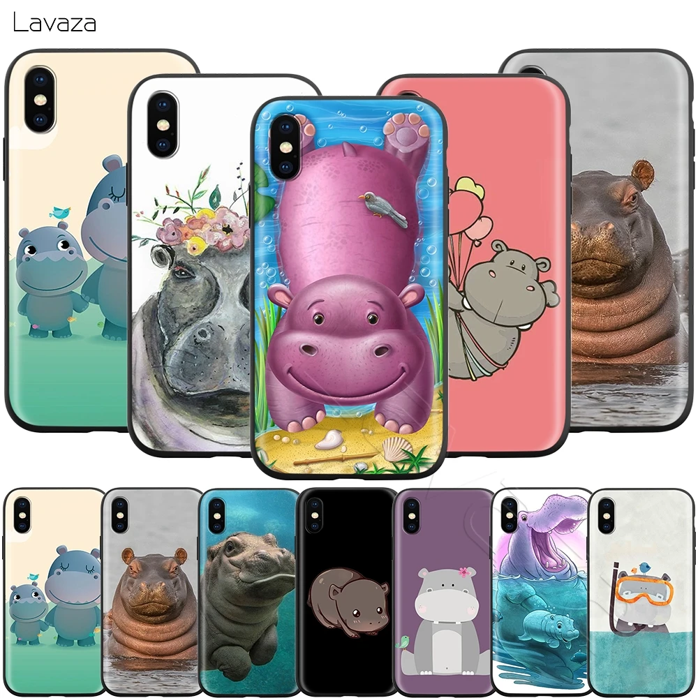 Lavaza милый мультяшный Бегемот чехол для iPhone 11 Pro XS Max XR X 8 7 6 6S Plus 5 5s se |