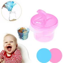 Миска для кормления малышей для хранения пищи, портативный контейнер для сухого молока, формула, контейнер, 3 решетки, удобный контейнер для детского питания