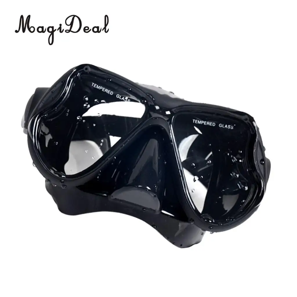 Snorkeling Scuba Dive Mask,Tempered Glass Goggles Anti Fog Liquid Silicone For Adult Women Men Freediving Swimming Surfing