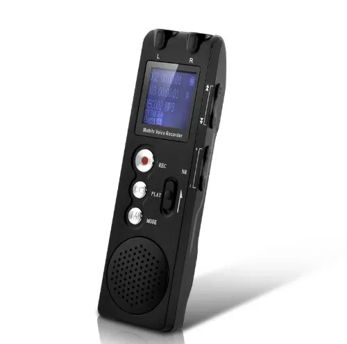 

HBUDS Audio Voice Recorder - Bluetooth Voice and Call Recorder for Mobile Phones - 4 Different Quality Recording Modes