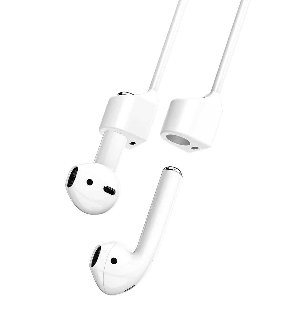 IHaitun магнитный ремешок для Airpods анти потеря ремни наушники веревка для Bluetooth TWS беспроводной держатель силиконового кабеля чехол