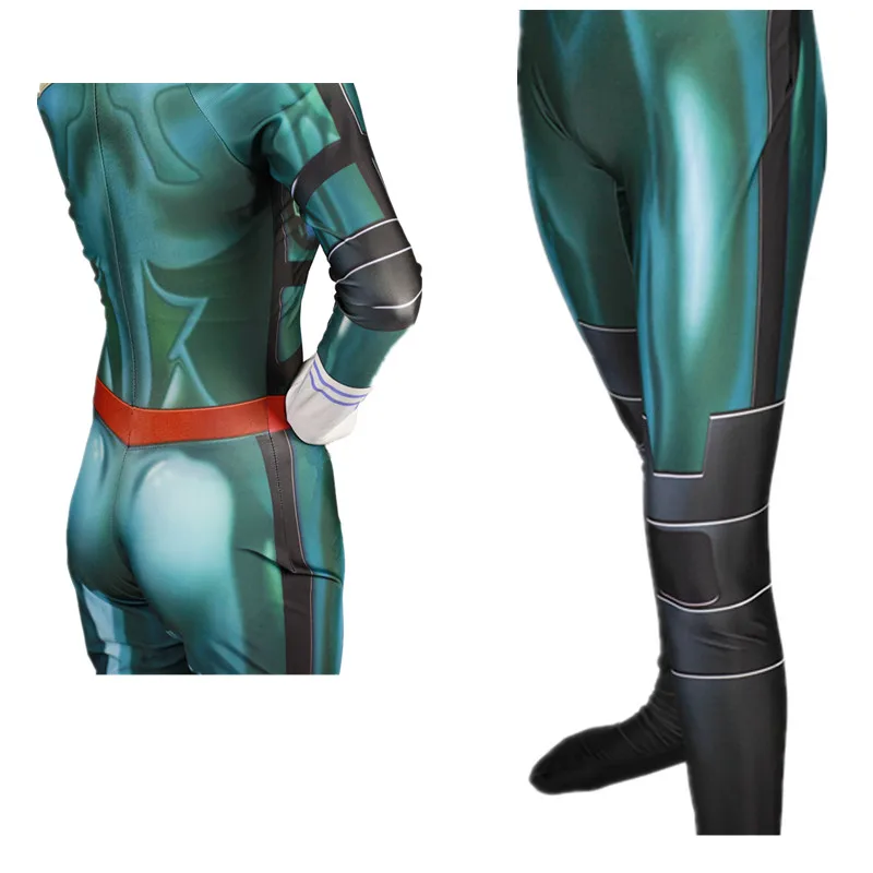 Аниме Мой герой Academy Косплей Midoriya Izuko Deku костюмы парик мужчины женщины zentai боди костюм костюмы на Хэллоуин для детей и взрослых