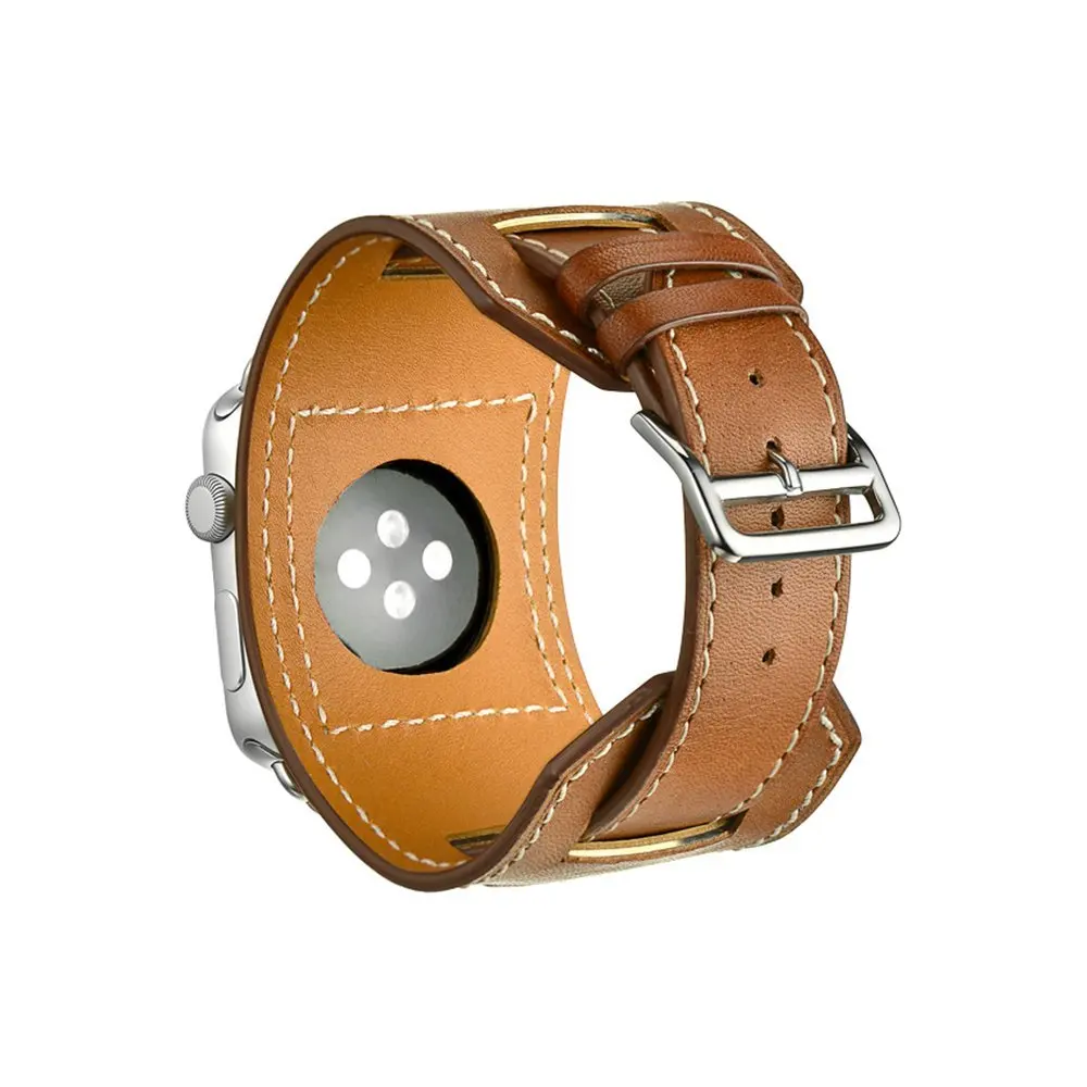 Ремешок из натуральной кожи для Apple Watch Series 1 2 3 iwatch 38 42 мм браслет смарт часов